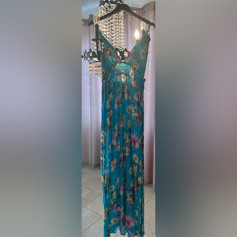 Floral dress for summer.